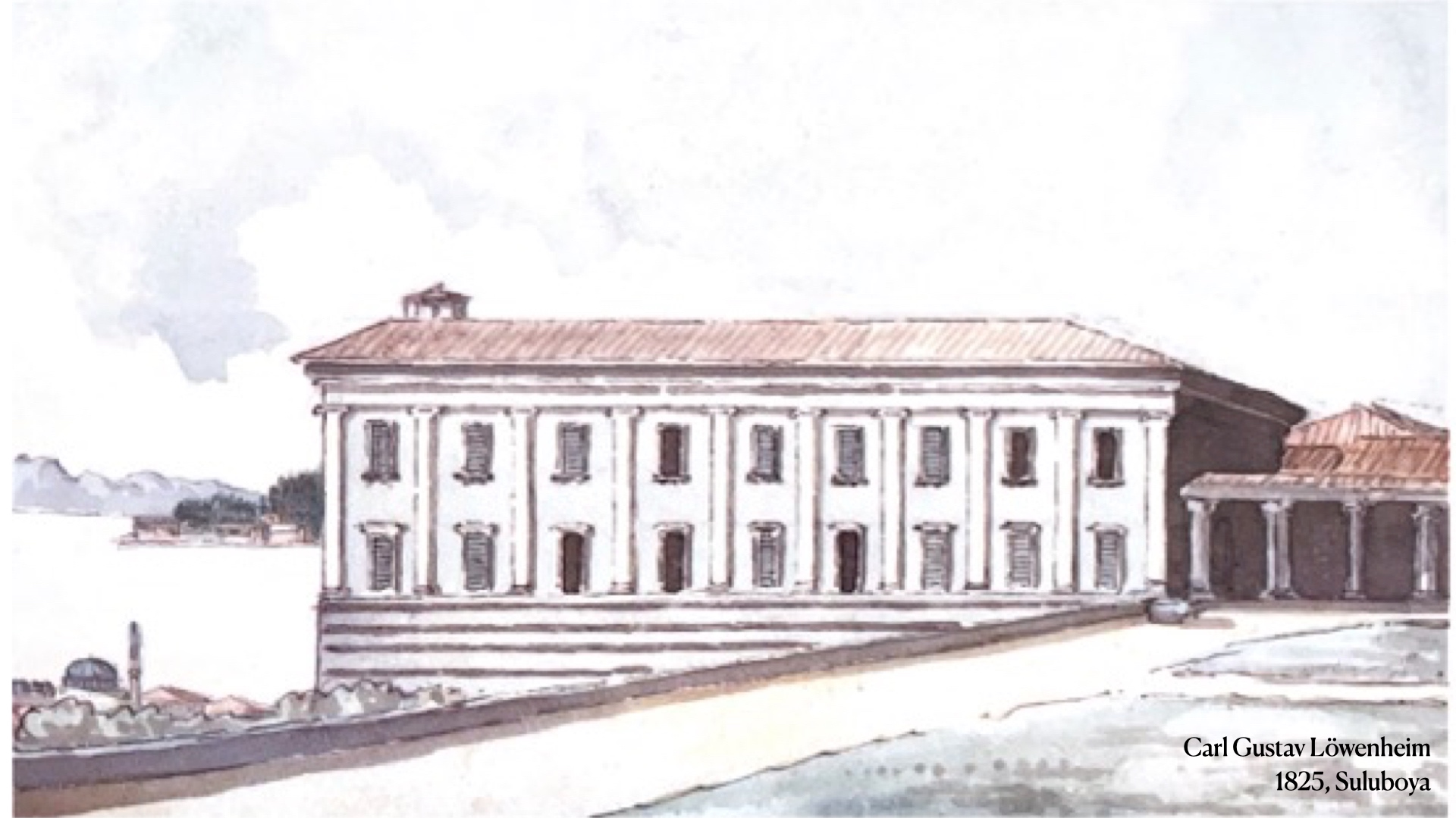 Carl Gustav Löwenheim, 1825, Suluboya